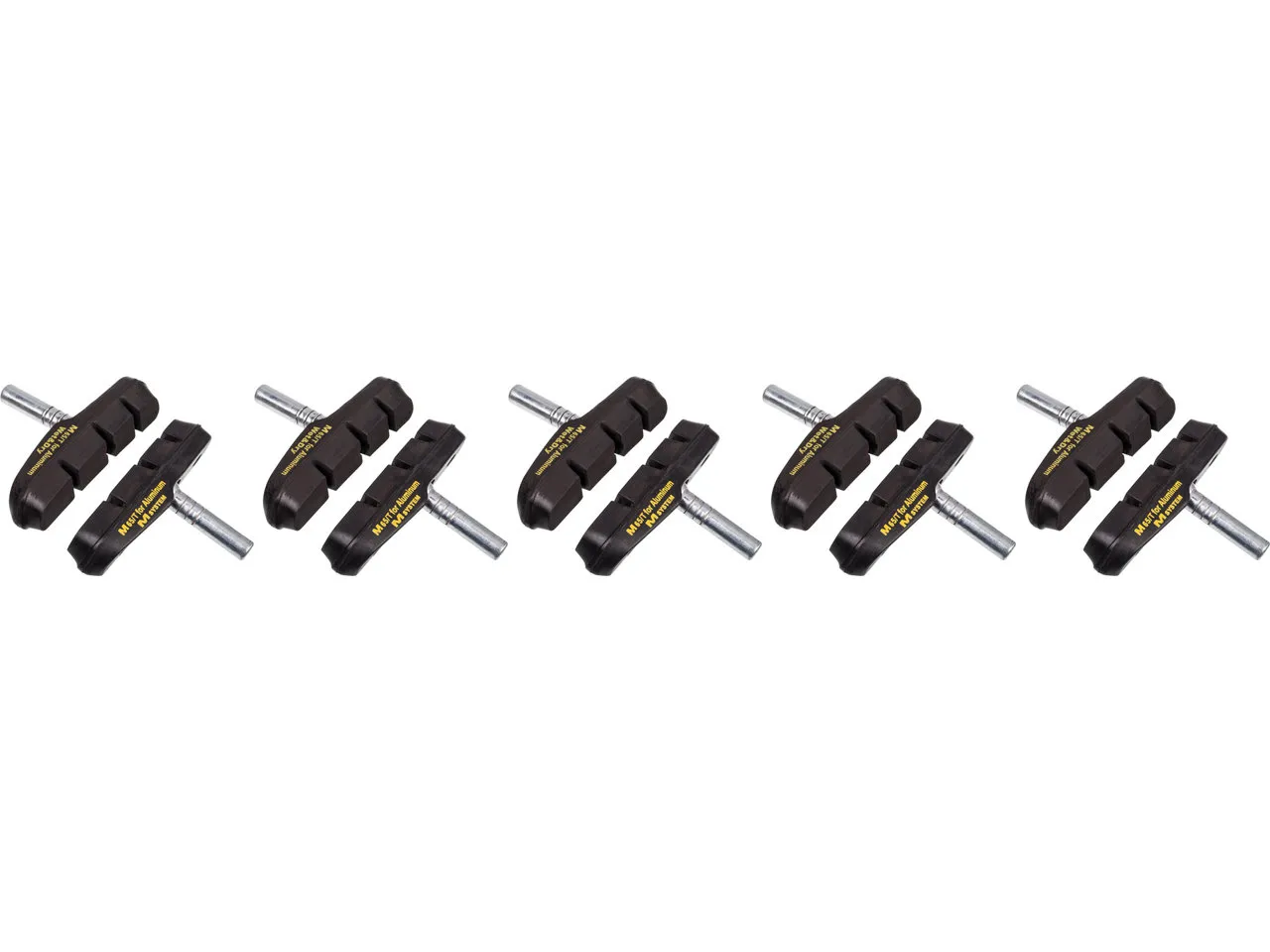 Shimano Bremsschuhe M65T - 5 Paar, Schwarz, one_size Shimano Bremsschuhe M65T - 5 Paar, Schwarz, one_size