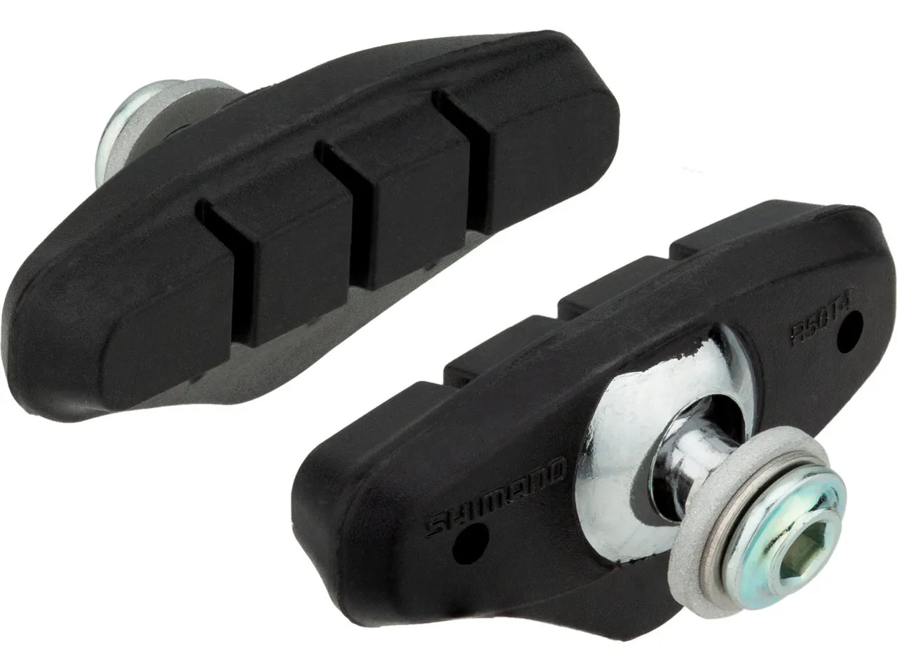 Shimano Bremsschuhe R50T4 für Tiagra, Sora - 5 Paar, Schwarz, One Size