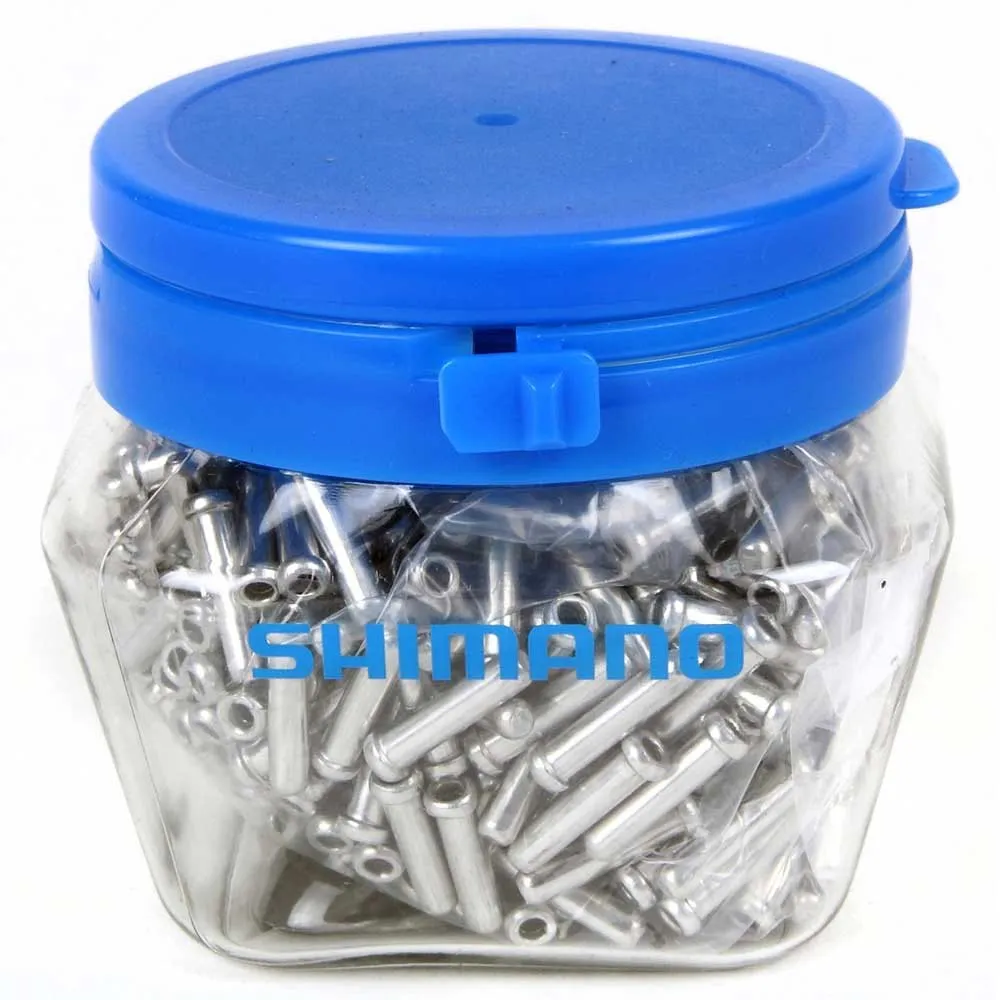 Shimano Bremszugendkappe Für Fahrrad, Silver, 1.6mm Shimano Bremszugendkappe Für Fahrrad, Silver, 1.6mm