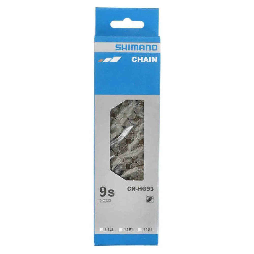 Shimano Capreo Hg53 Hyperglide Kette, Silver, 116 Links Shimano Capreo Hg53 Hyperglide Kette, Silver, 116 Links