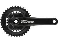Shimano CUES Kurbelgarnitur FC-U4000-2 Vierkant mit Kettenschutzring Shimano CUES Kurbelgarnitur FC-U4000-2 Vierkant mit Kettenschutzring