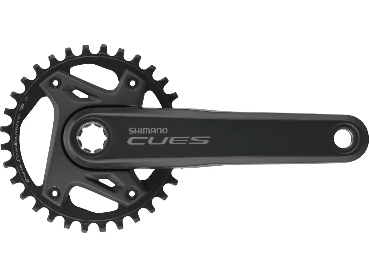Shimano CUES Kurbelgarnitur FC-U6000-1 mit Kettenschutzring Shimano CUES Kurbelgarnitur FC-U6000-1 mit Kettenschutzring