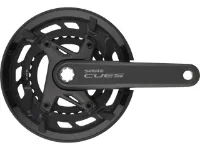 Shimano CUES Kurbelgarnitur FC-U6000-2 mit Kettenschutzring Shimano CUES Kurbelgarnitur FC-U6000-2 mit Kettenschutzring