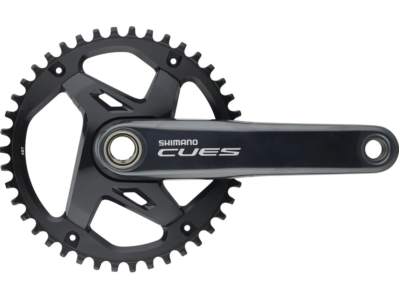 Shimano CUES Kurbelgarnitur FC-U8000-1 Hollowtech II mit Kettenschutzring