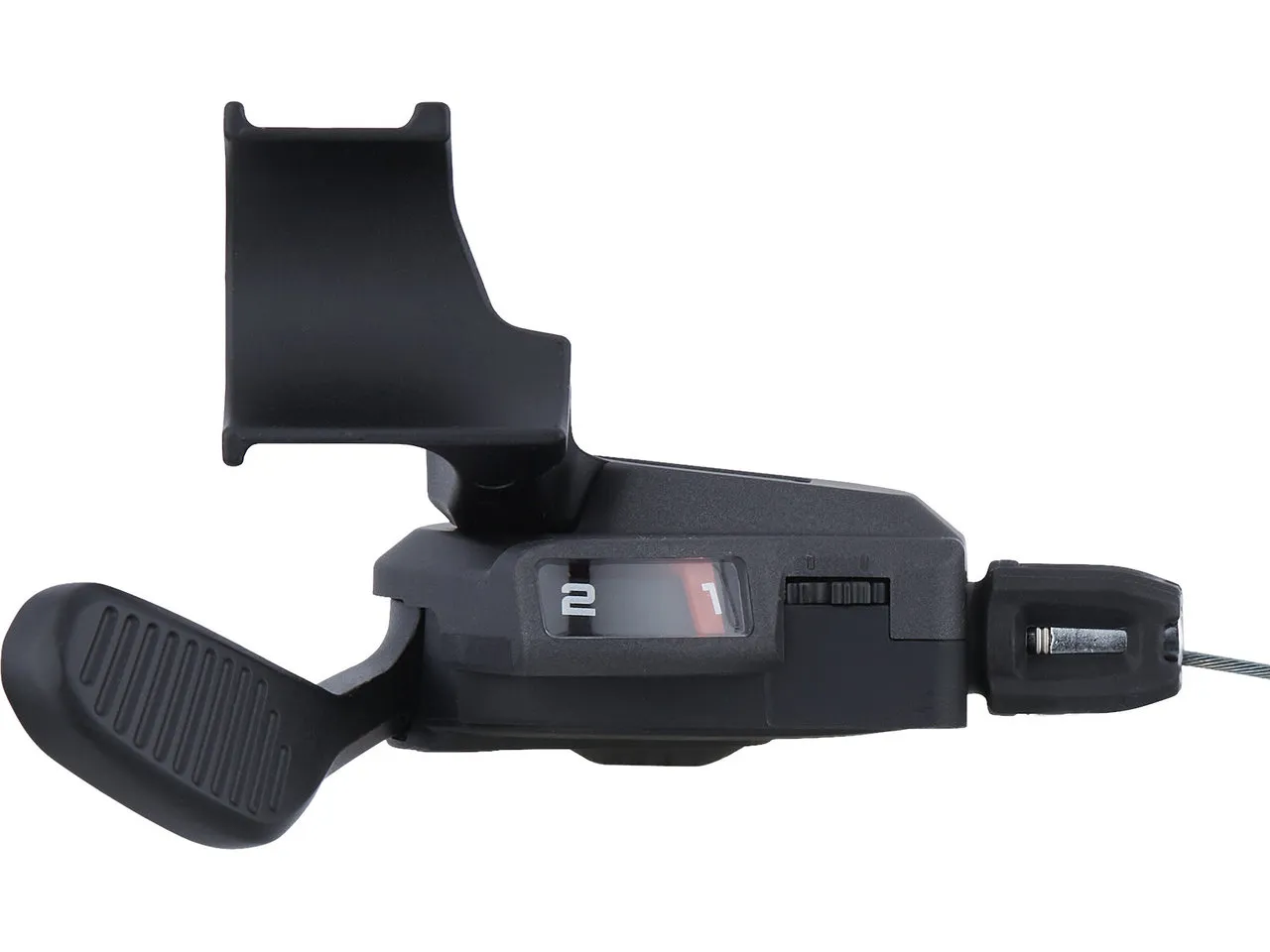 Shimano CUES Schaltgriff SL-U8000-I Mono I-Spec II mit Ganganzeige 2-fach, Schwarz, 2 fach Shimano CUES Schaltgriff SL-U8000-I Mono I-Spec II mit Ganganzeige 2-fach, Schwarz, 2 fach