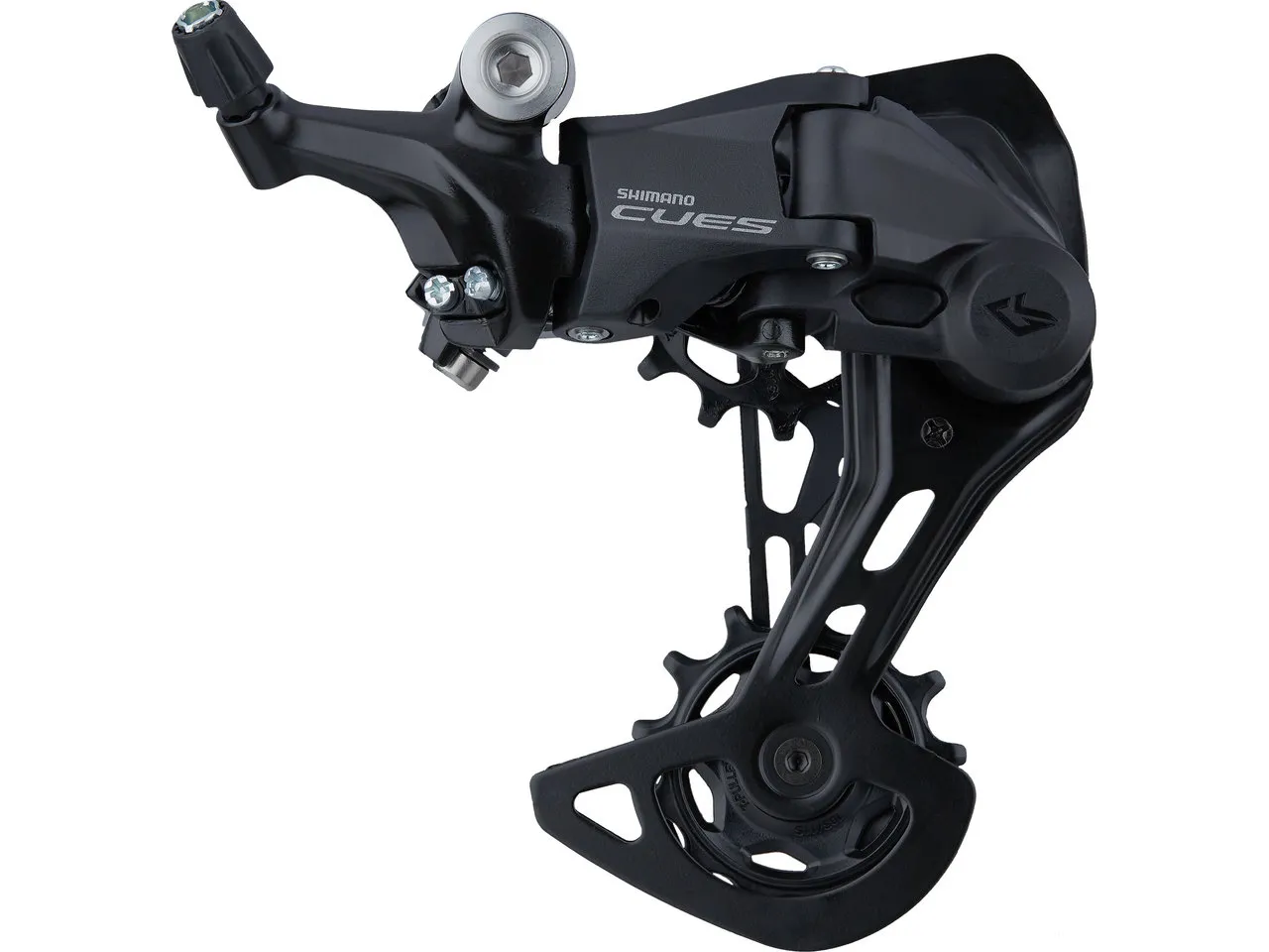 Shimano CUES Schaltwerk Shadow RD-U4000 9-fach, Schwarz, kurz Shimano CUES Schaltwerk Shadow RD-U4000 9-fach, Schwarz, kurz