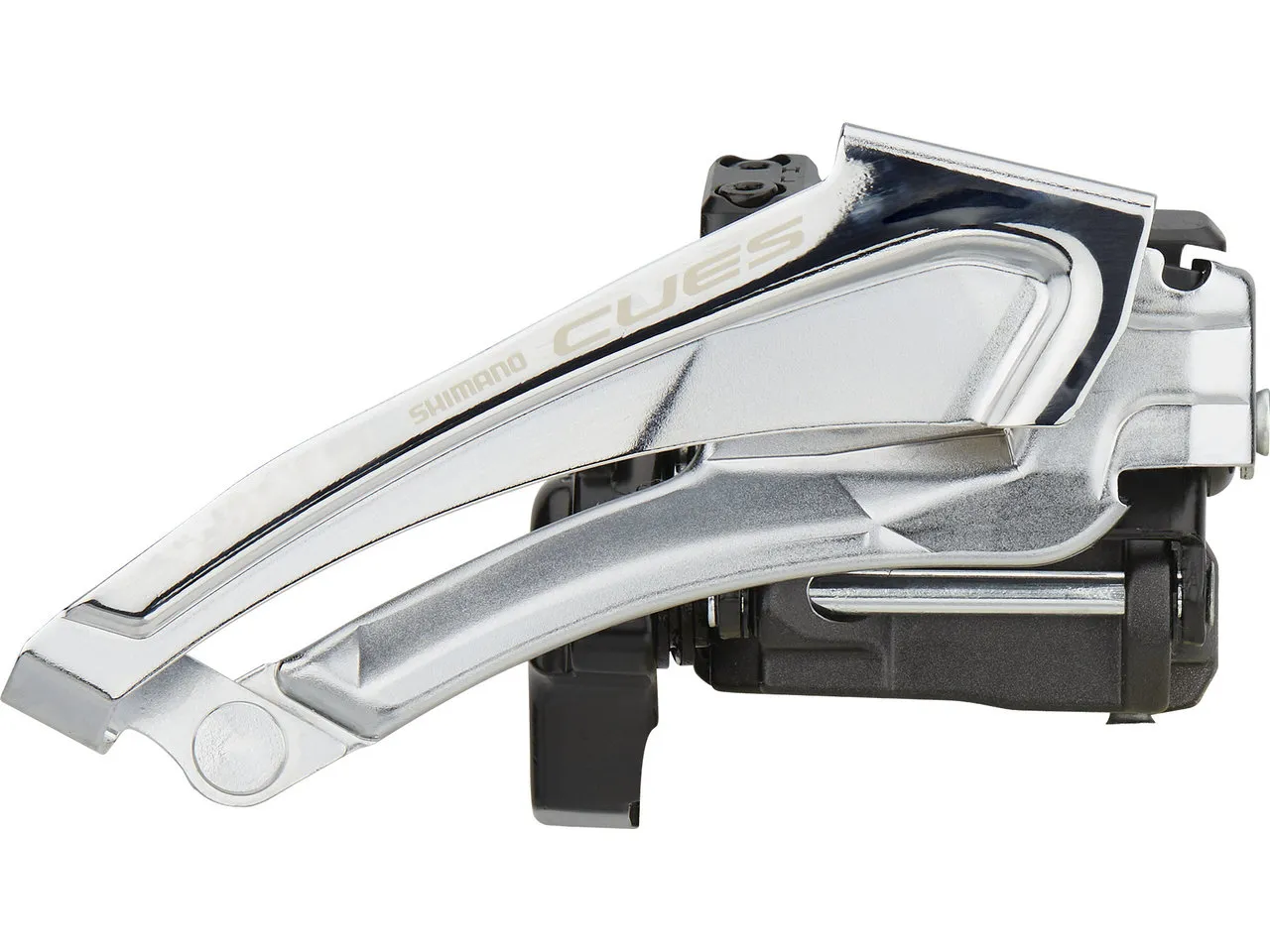 Shimano CUES Umwerfer FD-U6010 2-/10-/11-fach, Silber, Low Clamp / Top-Swing / Dual-Pull Shimano CUES Umwerfer FD-U6010 2-/10-/11-fach, Silber, Low Clamp / Top-Swing / Dual-Pull