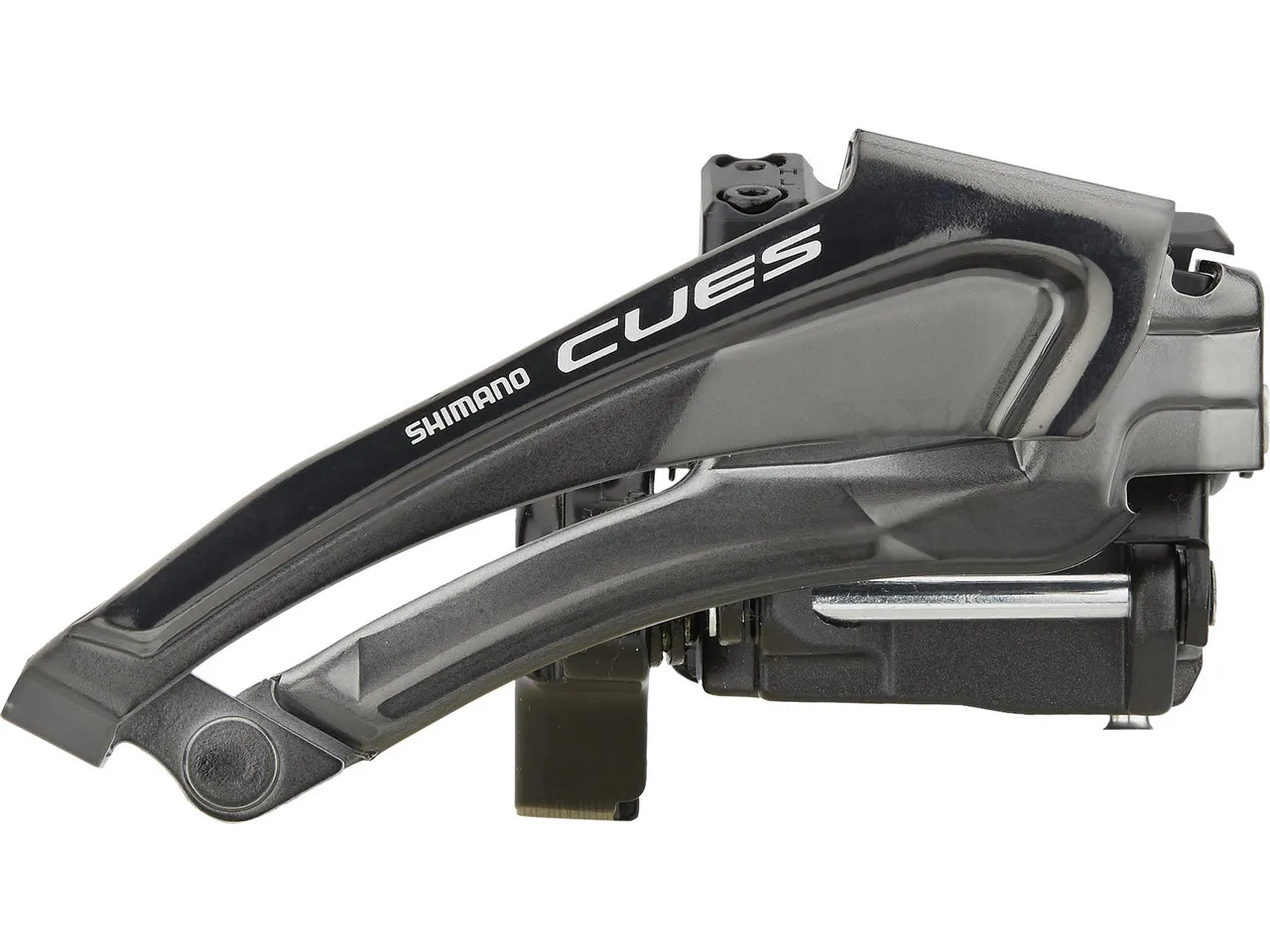 Shimano CUES Umwerfer FD-U8010 2-/10-/11-fach, Schwarz, Low Clamp / Top-Swing / Dual-Pull Shimano CUES Umwerfer FD-U8010 2-/10-/11-fach, Schwarz, Low Clamp / Top-Swing / Dual-Pull
