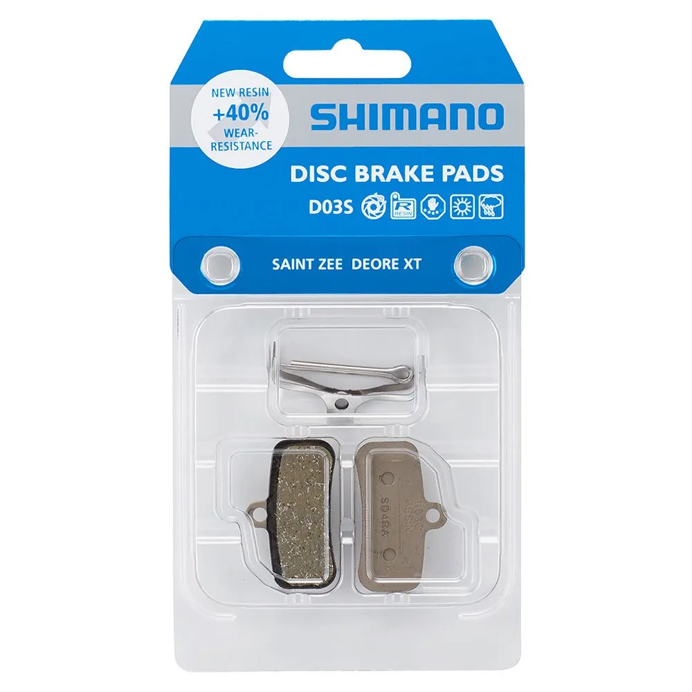 Shimano D03s Harz-scheibenbremsbeläge, Grey, One Size Shimano D03s Harz-scheibenbremsbeläge, Grey, One Size