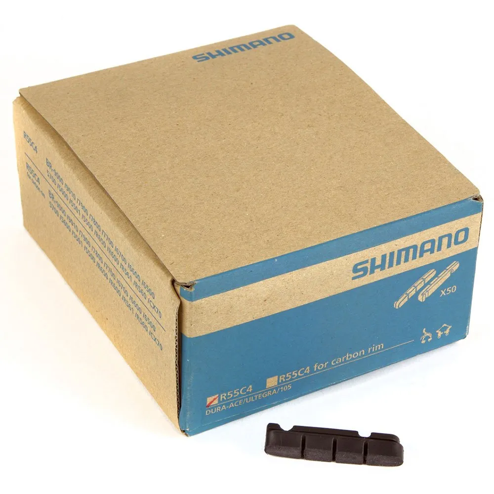 Shimano Da Ut 105 R55c5 Felgenbremsbeläge, Black, 50 Paar Shimano Da Ut 105 R55c5 Felgenbremsbeläge, Black, 50 Paar