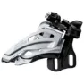 Shimano Deore Front Pull Fd-m617 Side Swing 66-69° E-type Umwerfer, Black / silver, 2 x 10s