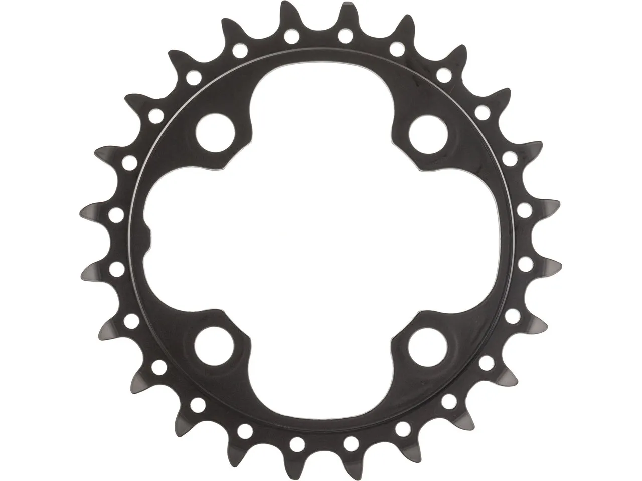 Shimano Deore Kettenblatt FC-M590-10 10-fach, Schwarz, 24t Shimano Deore Kettenblatt FC-M590-10 10-fach, Schwarz, 24t