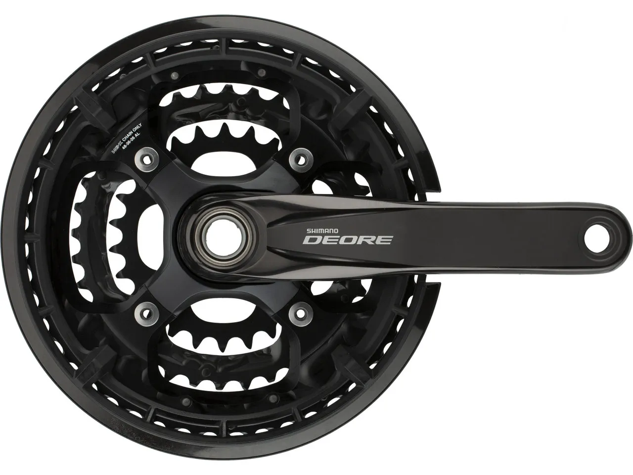 Shimano Deore Kurbelgarnitur FC-T6010 Hollowtech II mit Kettenschutzring Shimano Deore Kurbelgarnitur FC-T6010 Hollowtech II mit Kettenschutzring