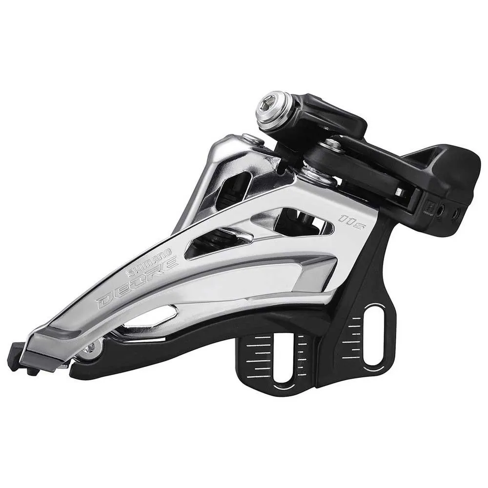 Shimano Deore M5100 E-type Umwerfer, Silver, 2 x 11s Shimano Deore M5100 E-type Umwerfer, Silver, 2 x 11s