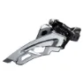 Shimano Deore Side Swing Fd-m617lx6 66-69° Low-c Umwerfer, Black / silver, 2 x 10s