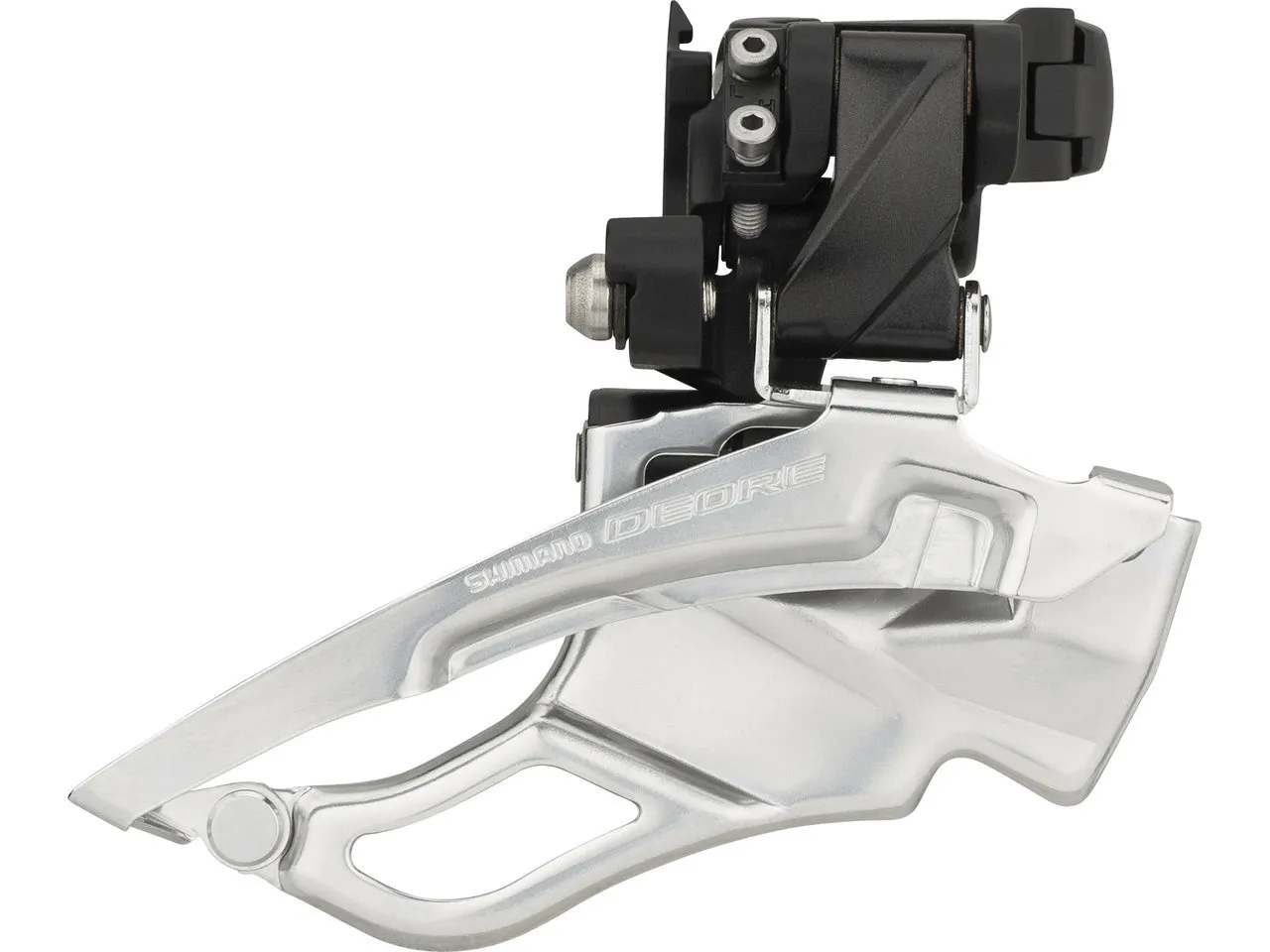 Shimano Deore Umwerfer FD-T6000 63-66° 3-/10-fach, Schwarz, Low Clamp / Top-Swing / Dual-Pull Shimano Deore Umwerfer FD-T6000 63-66° 3-/10-fach, Schwarz, Low Clamp / Top-Swing / Dual-Pull