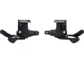 Shimano Deore v+h Set Schaltgriffe SL-T6000 3-/10-fach, Schwarz, 3 x 10 fach