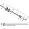 Shimano Deore Wh-mt501 Hinterradnabenachse, Black, One Size