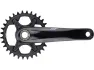 Shimano Deore XT FC-M8100 Hollowtech II Kurbelgarnitur - Werkstattverpackung, Schwarz