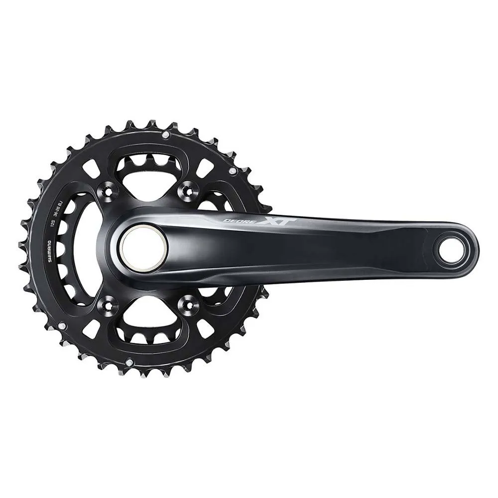 Shimano Deore Xt Fc-m8120 Boost 2 X 12s Kurbelgarnitur, Black, 170mm, 36-26t