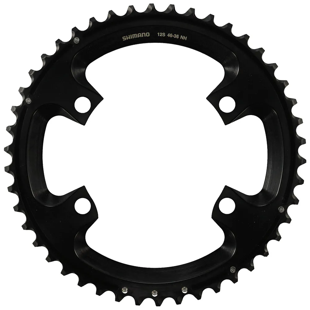 Shimano Dura-ace Fc-r9200 Kettenblatt, Black, 46t Shimano Dura-ace Fc-r9200 Kettenblatt, Black, 46t