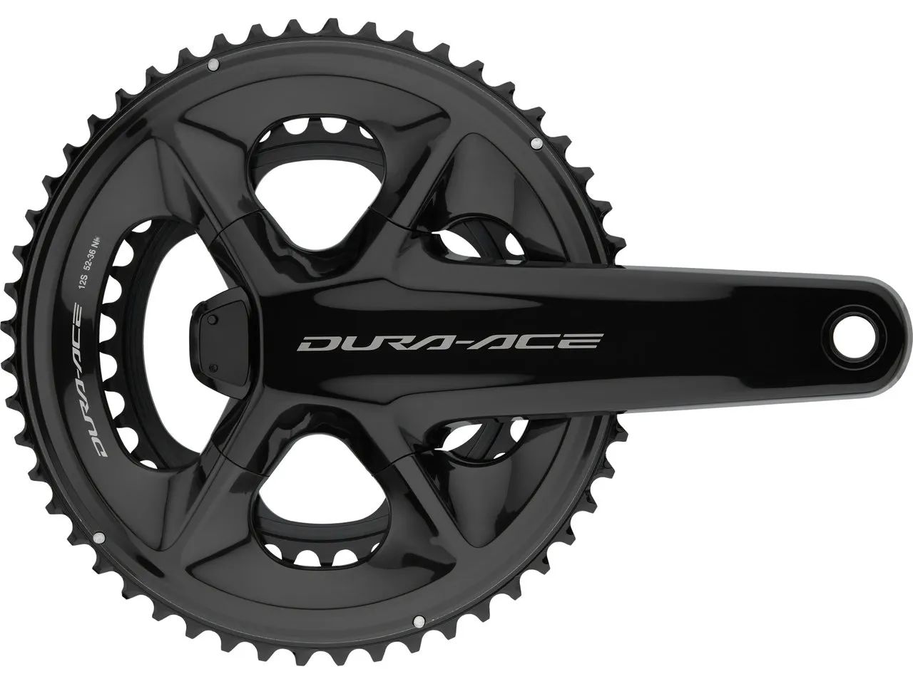 Shimano Dura-Ace Powermeter Kurbelgarnitur FC-R9200-P Hollowtech II, Schwarz, 175.0mm 36-52 Shimano Dura-Ace Powermeter Kurbelgarnitur FC-R9200-P Hollowtech II, Schwarz, 175.0mm 36-52