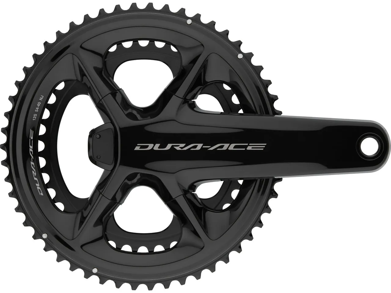 Shimano Dura-Ace Powermeter Kurbelgarnitur FC-R9200 - Werkstattverpackung, Schwarz Shimano Dura-Ace Powermeter Kurbelgarnitur FC-R9200 - Werkstattverpackung, Schwarz