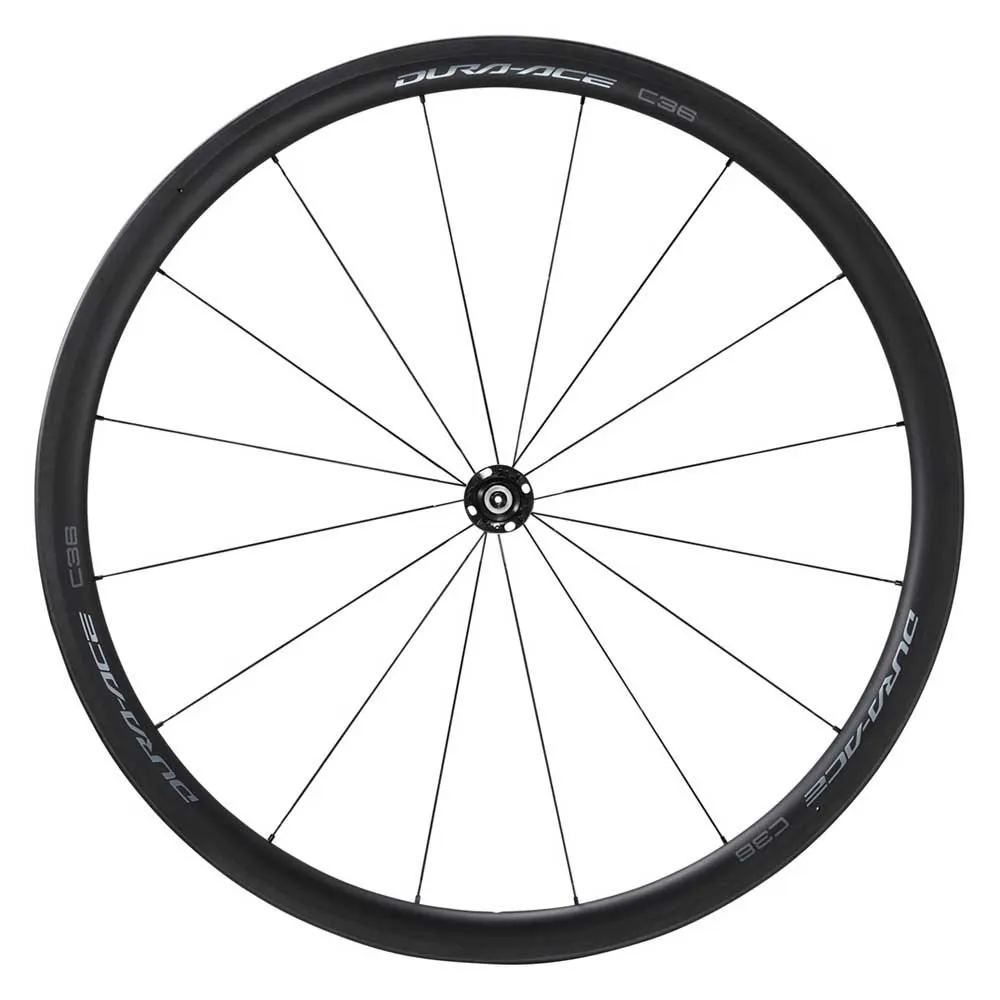 Shimano Dura Ace R9200 C36 Carbon Tubular Rennrad-vorderrad, Black, 9 x 100mm Shimano Dura Ace R9200 C36 Carbon Tubular Rennrad-vorderrad, Black, 9 x 100mm
