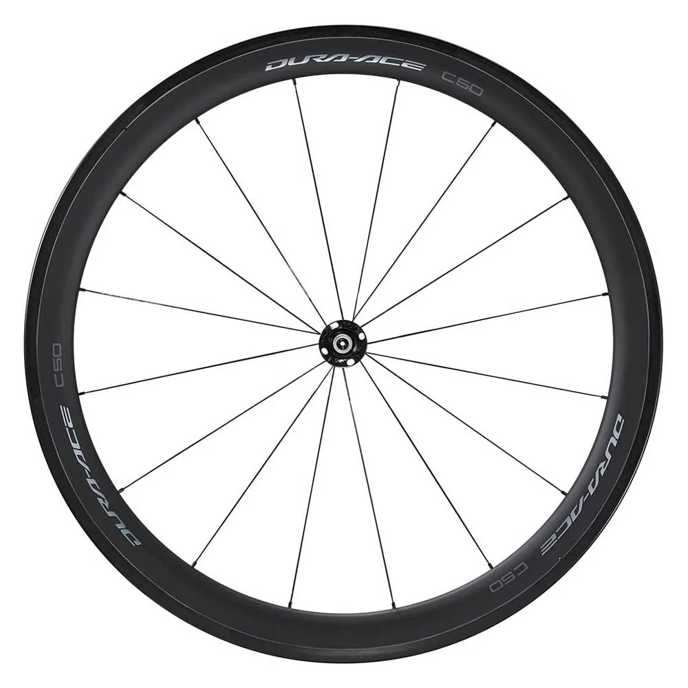 Shimano Dura Ace R9200 C50 Carbon Tubular Rennrad-vorderrad, Black, 9 x 100mm Shimano Dura Ace R9200 C50 Carbon Tubular Rennrad-vorderrad, Black, 9 x 100mm