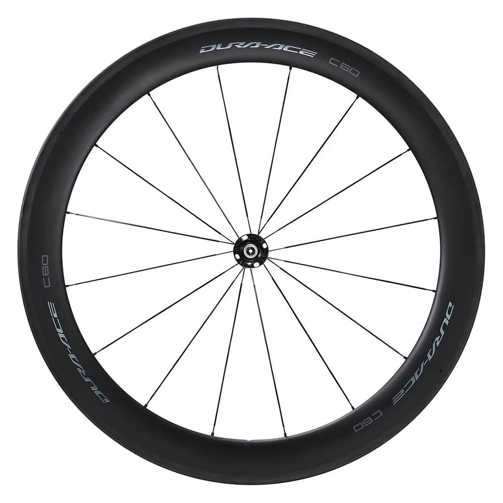 Shimano Dura Ace R9200 C60 Carbon Tubular Rennrad-vorderrad, Black, 9 x 100mm Shimano Dura Ace R9200 C60 Carbon Tubular Rennrad-vorderrad, Black, 9 x 100mm