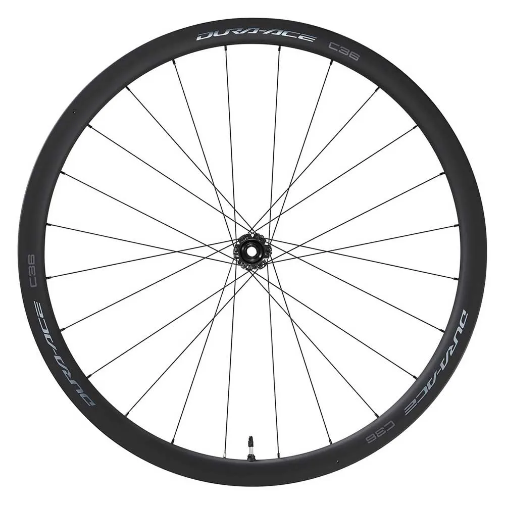 Shimano Dura Ace R9270 C36 Cl Disc Carbon Tubeless Rennrad-vorderrad, Black, 12 x 100mm Shimano Dura Ace R9270 C36 Cl Disc Carbon Tubeless Rennrad-vorderrad, Black, 12 x 100mm