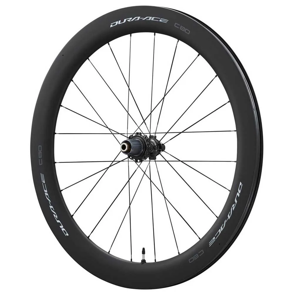 Shimano Dura Ace R9270 C60 Cl Disc Carbon Tubeless Rennrad-hinterrad, Black, 12 x 142mm, Shimano/Sram HG Shimano Dura Ace R9270 C60 Cl Disc Carbon Tubeless Rennrad-hinterrad, Black, 12 x 142mm, Shimano/Sram HG