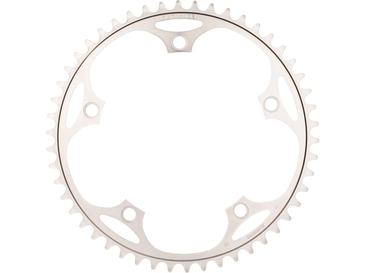 Shimano Dura-Ace Track Kettenblatt FC-7710 5-Arm 1-fach 1/2"x1/8" Shimano Dura-Ace Track Kettenblatt FC-7710 5-Arm 1-fach 1/2"x1/8"