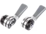 Shimano Dura-Ace v+h Set Schalthebel SL-BS77 2-/3-/9-fach, Grau, 9 fach