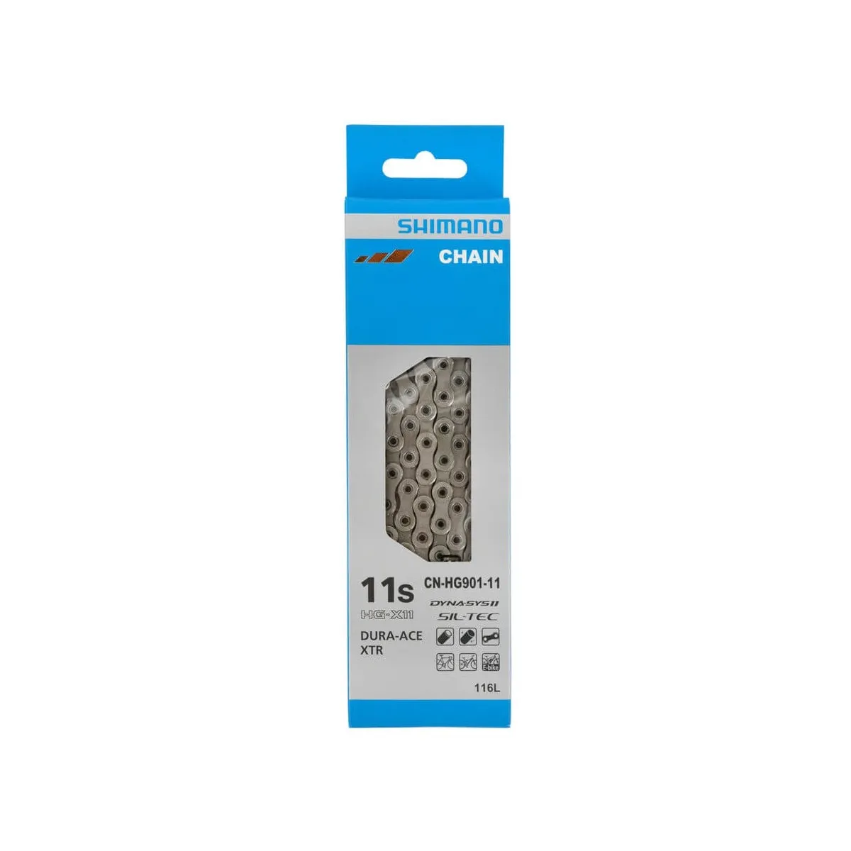 Shimano Dura-Ace / XTR-11 Geschwindigkeit HG901 Kette, 11-42 Shimano Dura-Ace / XTR-11 Geschwindigkeit HG901 Kette, 11-42