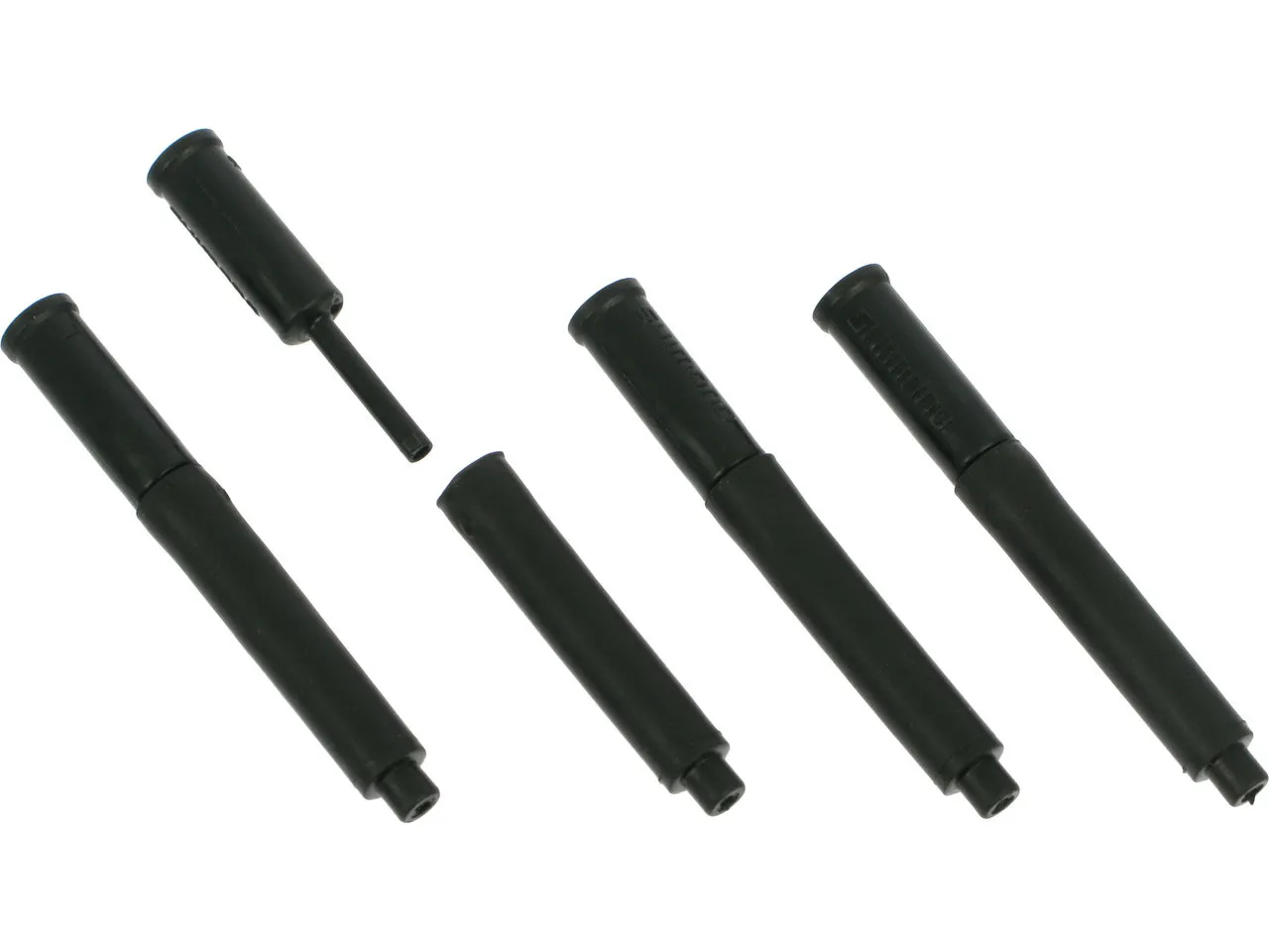 Shimano Endkappen für Schaltzug-Außenhülle gedichtet, Schwarz, one_size Shimano Endkappen für Schaltzug-Außenhülle gedichtet, Schwarz, one_size