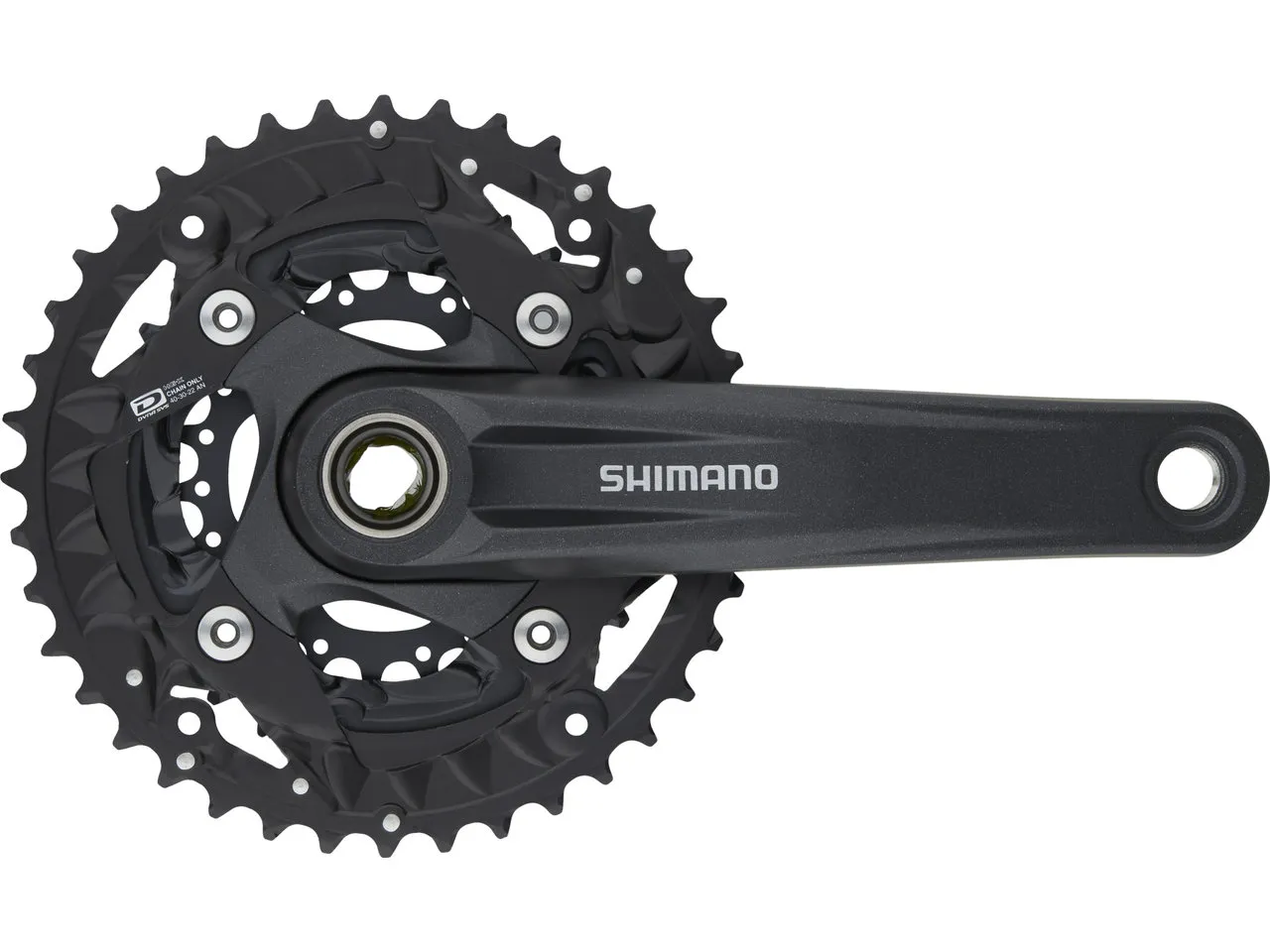 Shimano FC-MT500-3 Kurbelgarnitur, Black, 175mm, 40/30-22t Shimano FC-MT500-3 Kurbelgarnitur, Black, 175mm, 40/30-22t