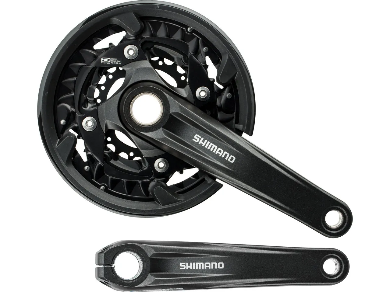 Shimano FC-MT500-3 Kurbelgarnitur mit Kettenschutzring Shimano FC-MT500-3 Kurbelgarnitur mit Kettenschutzring
