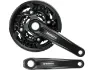 Shimano FC-MT500-3 Kurbelgarnitur mit Kettenschutzring