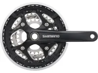 Shimano FC-T551 Kurbelgarnitur mit Kettenschutzring Shimano FC-T551 Kurbelgarnitur mit Kettenschutzring