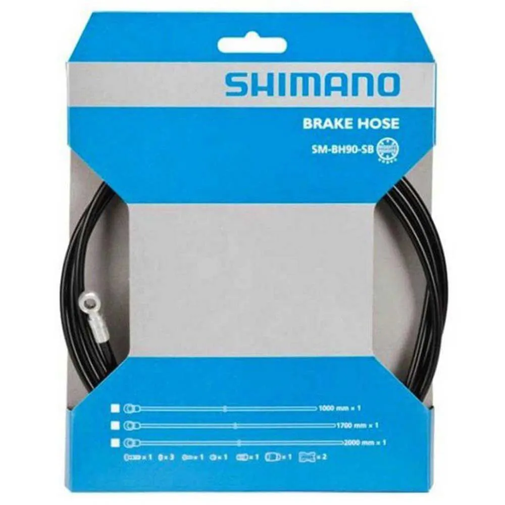 Shimano Fd Bh90 Xt 4 Pistons Hydraulischer Bremsschlauch 2 M, Black, One Size Shimano Fd Bh90 Xt 4 Pistons Hydraulischer Bremsschlauch 2 M, Black, One Size