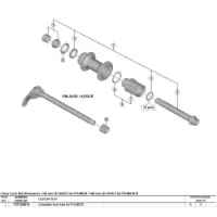 Shimano Fh-m678 Hintere Steckachse