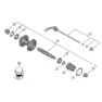 Shimano Fh-mt401 Lager, Black, One Size