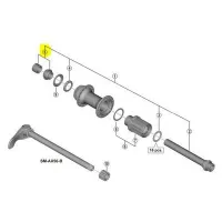 Shimano Fh-mt501/mt501/mt510 Nabenkonus Shimano Fh-mt501/mt501/mt510 Nabenkonus