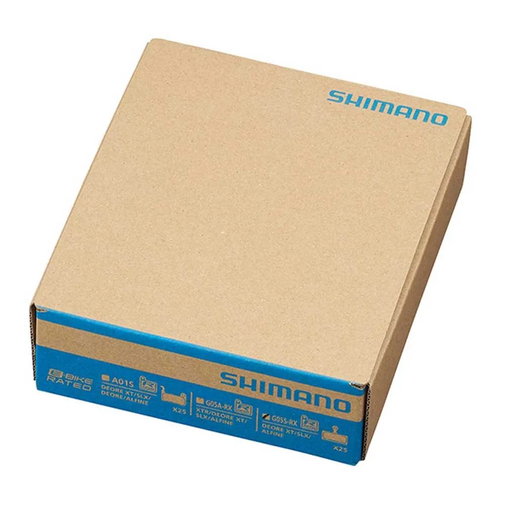 Shimano G05s Harz-scheibenbremsbeläge 25 Einheiten, Grey, One Size Shimano G05s Harz-scheibenbremsbeläge 25 Einheiten, Grey, One Size