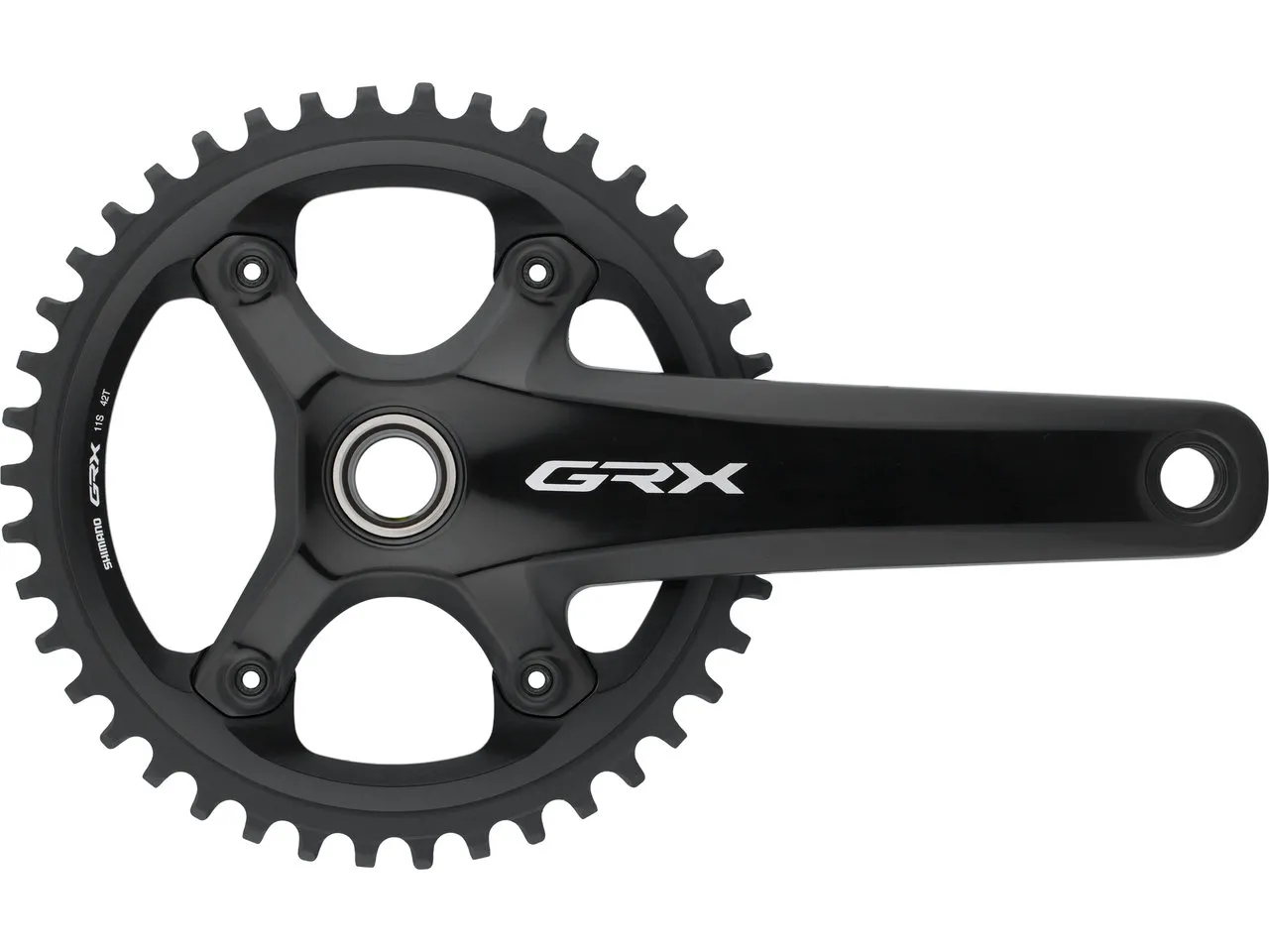 Shimano GRX FC-RX810-1 Hollowtech II 1x11-fach Kurbelgarnitur - Werkstattv., Schwarz Shimano GRX FC-RX810-1 Hollowtech II 1x11-fach Kurbelgarnitur - Werkstattv., Schwarz