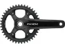Shimano GRX FC-RX810-1 Hollowtech II 1x11-fach Kurbelgarnitur - Werkstattv., Schwarz