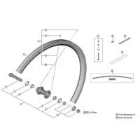 Shimano Grx Rx880-tl-f12 Vorderradachse Shimano Grx Rx880-tl-f12 Vorderradachse