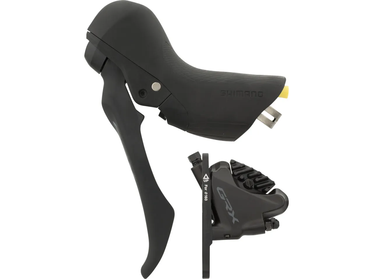 Shimano GRX Scheibenbremse BR-RX400 + BL-RX600, Schwarz, VR Shimano GRX Scheibenbremse BR-RX400 + BL-RX600, Schwarz, VR