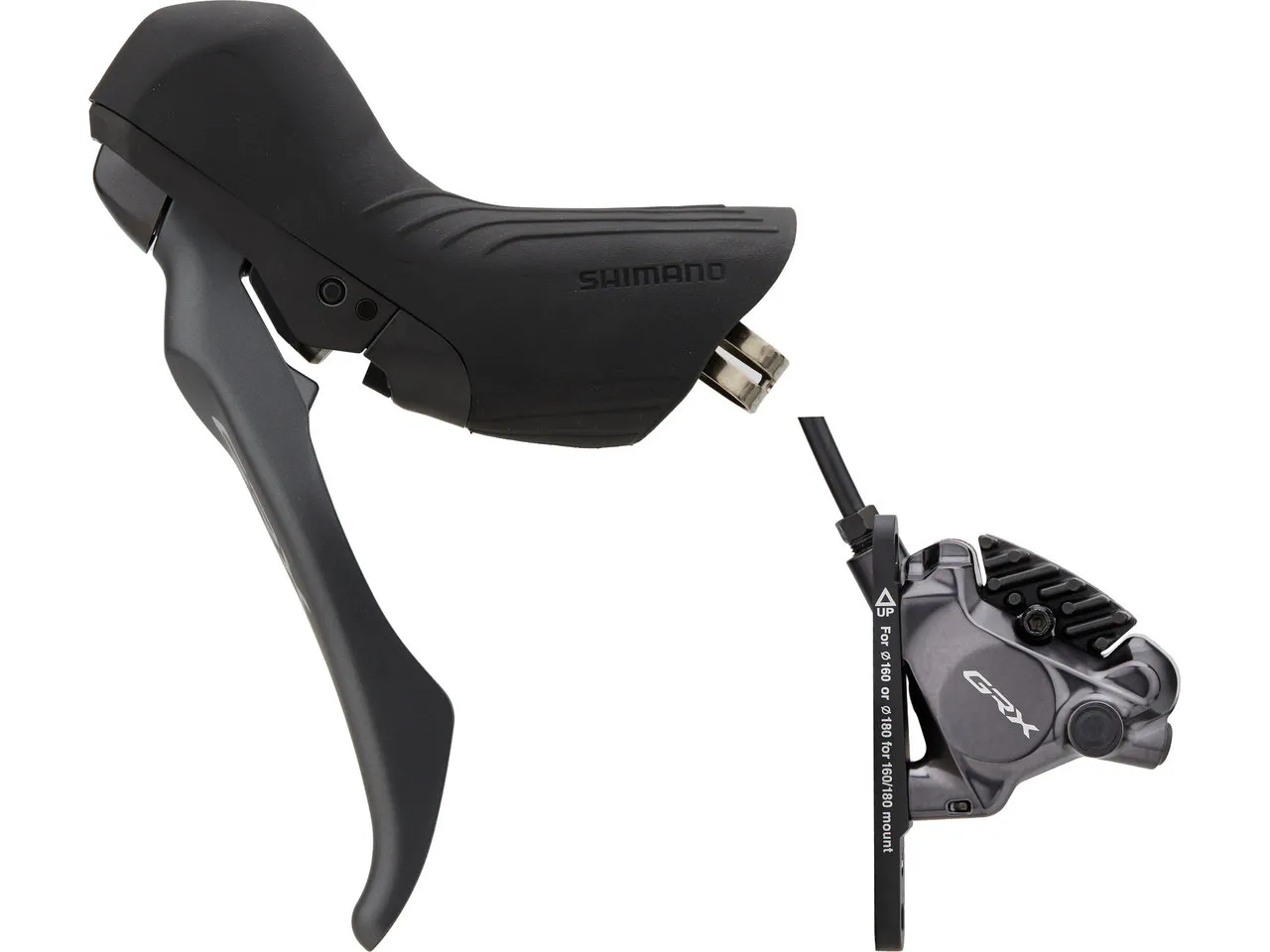 Shimano GRX Scheibenbremse BR-RX820 + BL-RX820, Schwarz-grau, VR Shimano GRX Scheibenbremse BR-RX820 + BL-RX820, Schwarz-grau, VR